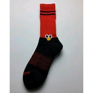 Bombas Sesame Street Elmo Crew Socks Size M